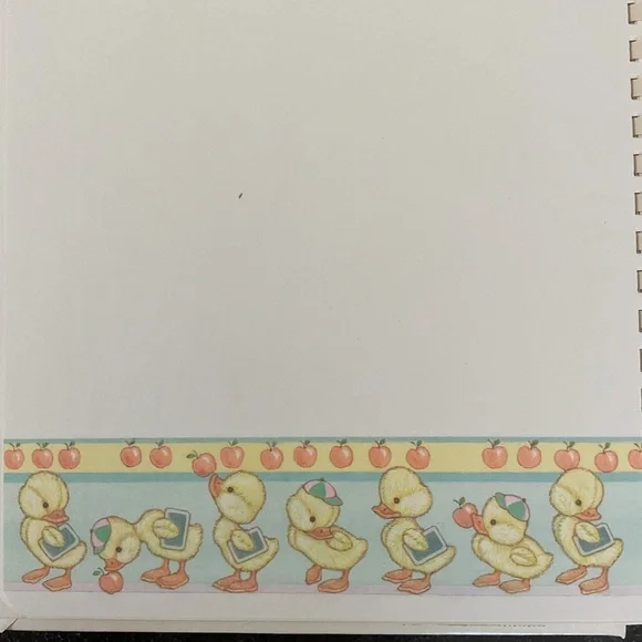 Vintage 80s Hallmark Keepsake Album adopted child baby memory book unisex - Picture 5 of 16